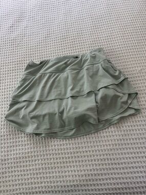 Athleta Sage Green Layered Skort